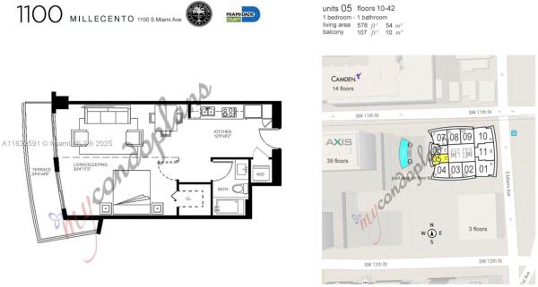 1100 S MIAMI AVE #1205, MIAMI, FL 33130